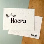 Hiep hiep hoera- bloeikaart -bloom your message - tuinspul.nl