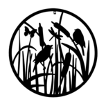 Muurdecoratie rond &quot;vogels&quot; - Esschert Design