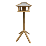 Vierkante voedertafel met silo