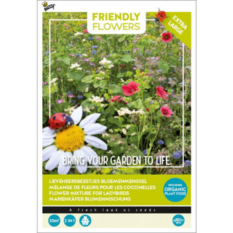 Friendly Flowers XL Lieveheersbeestjes 50m&sup2;