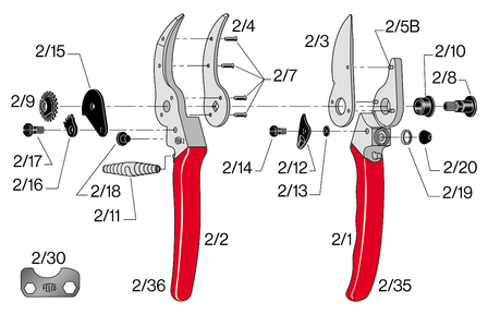 felco2 onderdelen