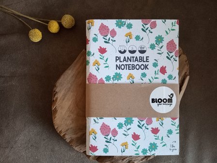 Plantbare Notebook - Bloom Your Message