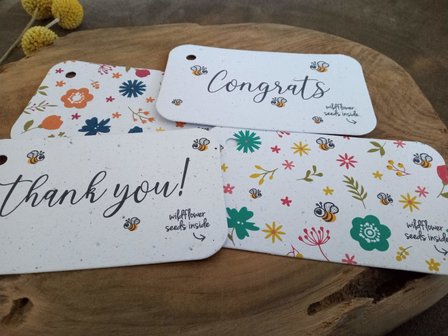 Blooming giftcards - Set van 4