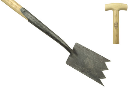 De Wit Shark Tine Spade met essen houten steel van 750mm