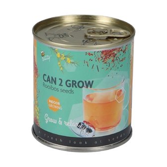 groeicadeau, koffie en thee in blik | Koffie/thee can grow