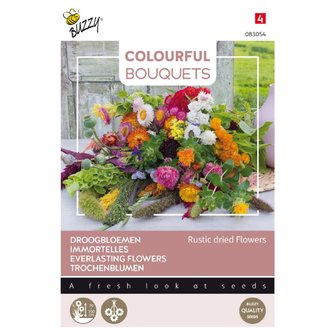 Colourful Bouquets, Rustic dried flowers