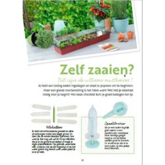 Zaai Magazine &quot;Zaaien doe je gemakkelijk zelf&quot;