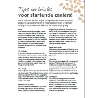 Zaai Magazine &quot;Zaaien doe je gemakkelijk zelf&quot;