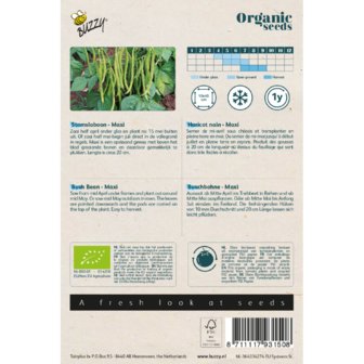 Buzzy® Organic Stamslabonen Maxi (BIO)