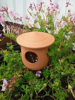 Terracotta slakkenval (handgemaakt)