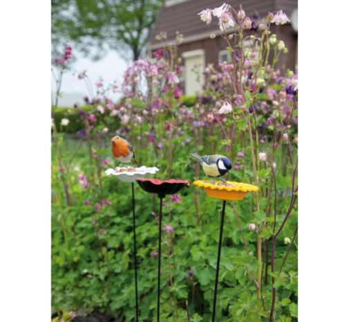 Buzzy Seeds Bird Gift Voeder Paal Zonnebloem