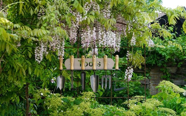 Gereedschapsrekje DeWit tuin en handgereedschap - Tuinspul.nl