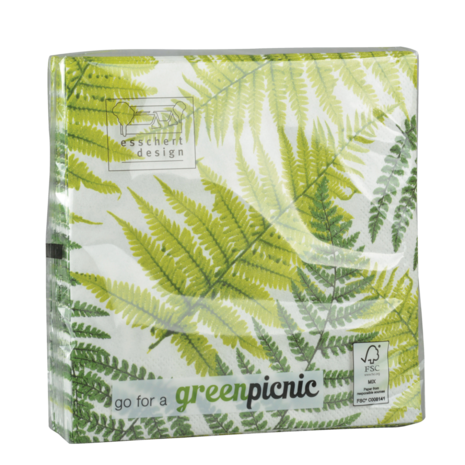 Papieren servetten varen 25x25 cm