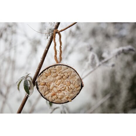 Bird Food Halve kokosnoot pinda