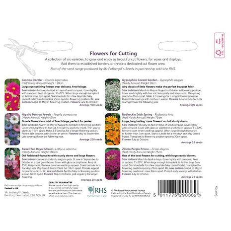 Royal Horticultural Seeds RHS Collectie snijbloemen
