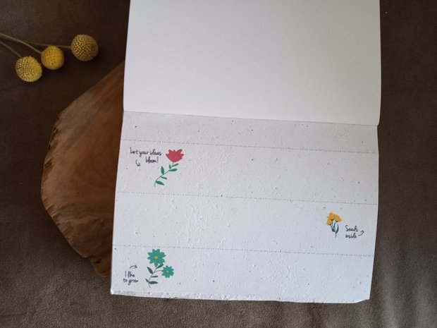 Plantbare Notebook - Bloom Your Message