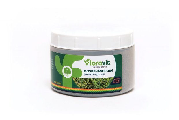 Floravit mosbehandeling in het gazon