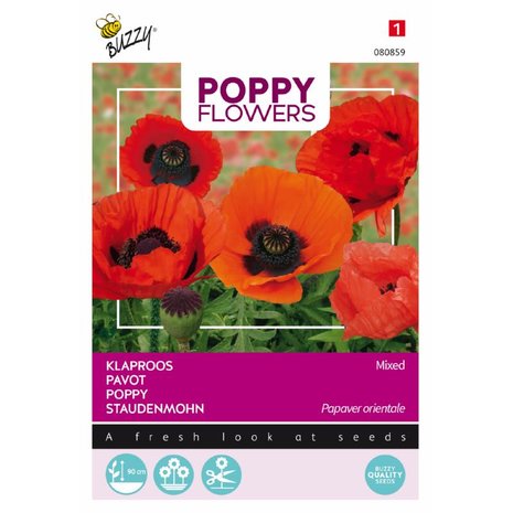 Poppy Flowers, Oosterse klaproos gemengd