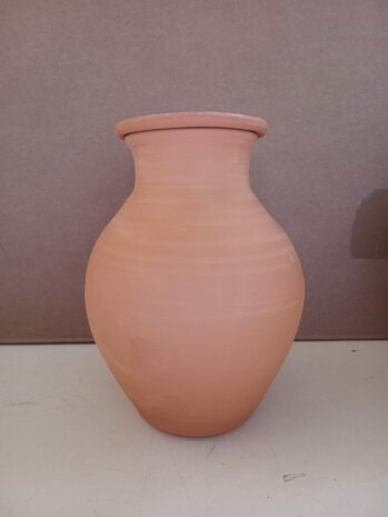 Olla waterpot terracotta, pottenbakker,handgemaakt , oya, waterkruik, 