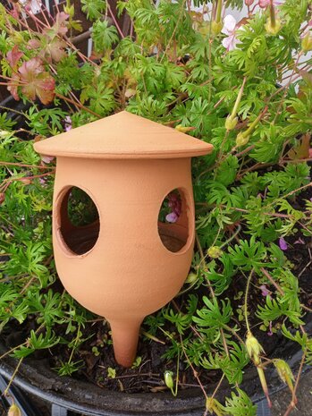 Terracotta slakkenval (handgemaakt)