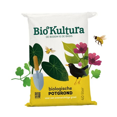 Bio-Kultura - Pallet zakken biologische potgrond  40l - 25 stuks