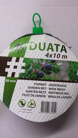 Tuinnet 10 x 4 meter