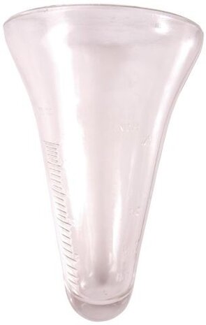 Reserveglas voor regenmeter